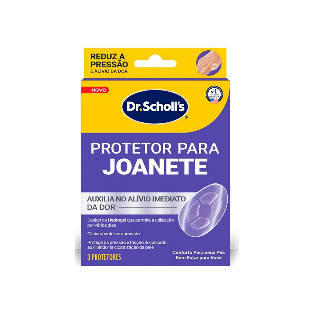 Protetor Plantar Slim So Pes Par Tam.unico Cod. 8039