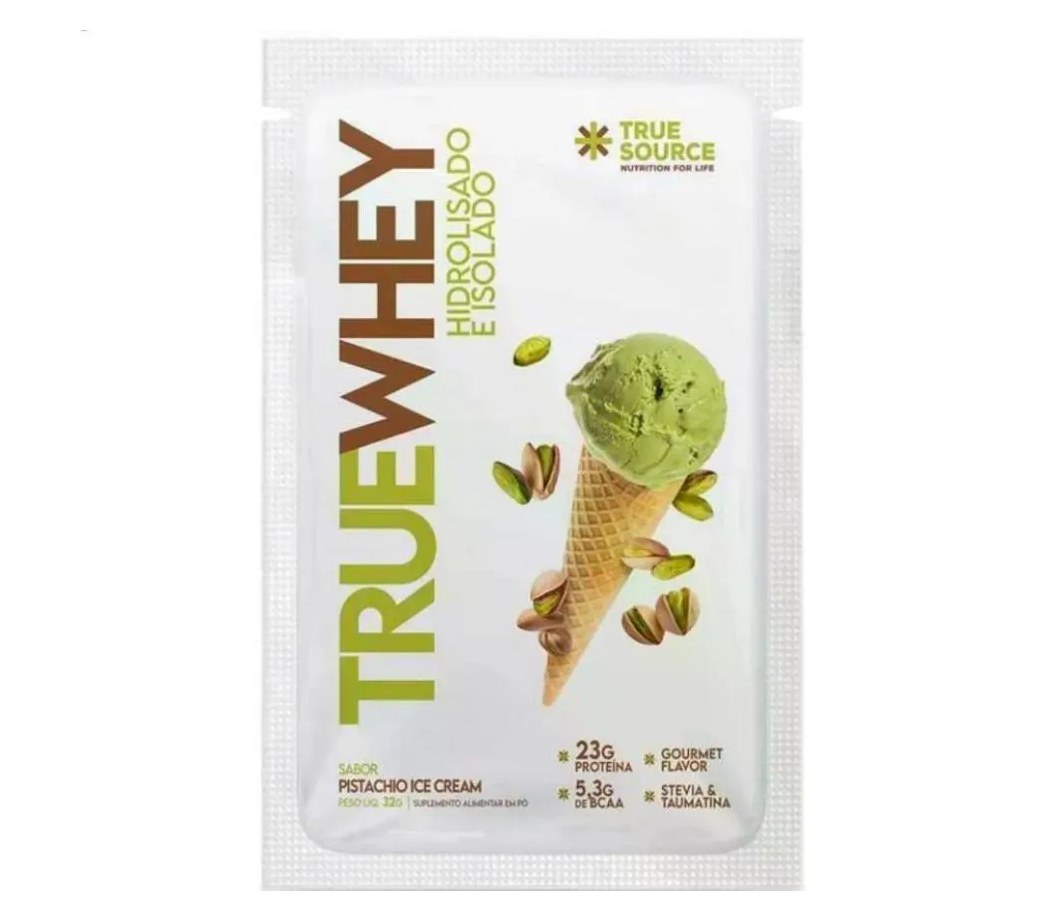 Whey Protein True Source True Whey Pistachio Ice Cream Sachê 32g