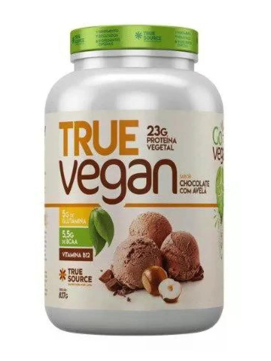 Proteína Vegetal True Source True Vegan Chocolate com Avelã 837g