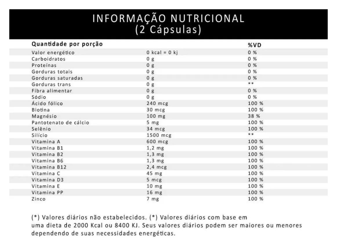 Biocolin Hair Central Nutrition 500mg com 60 cápsulas