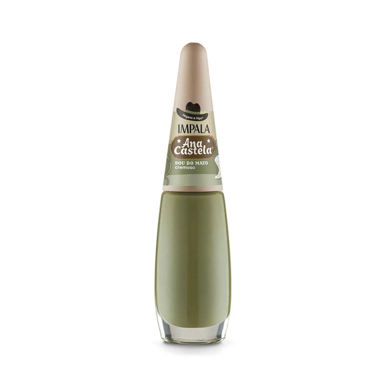 Esmalte Cremoso Impala Ana Castela Hipoalergênico 7,5ml - Sou do Mato