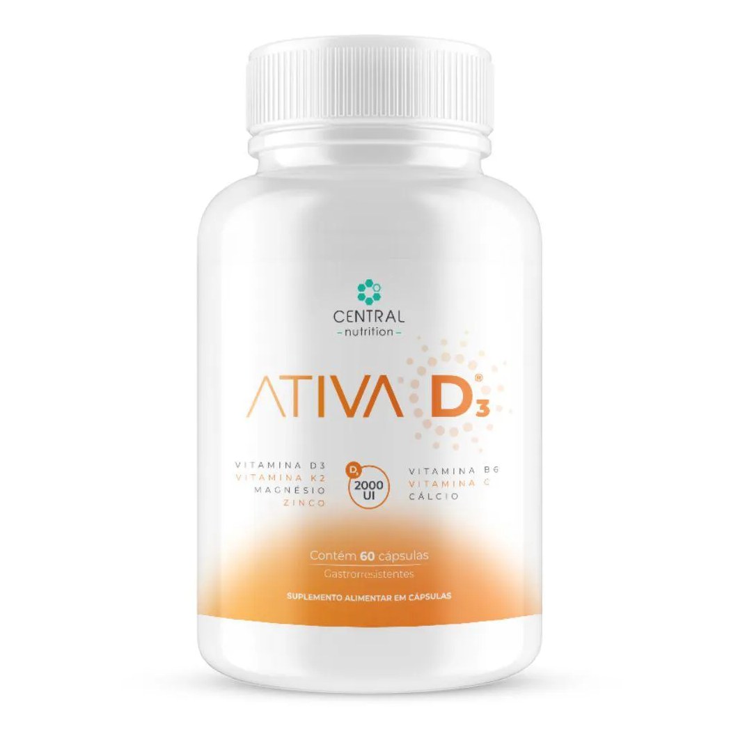 Ativa D³® - 60 Cápsulas Gastrorresistentes