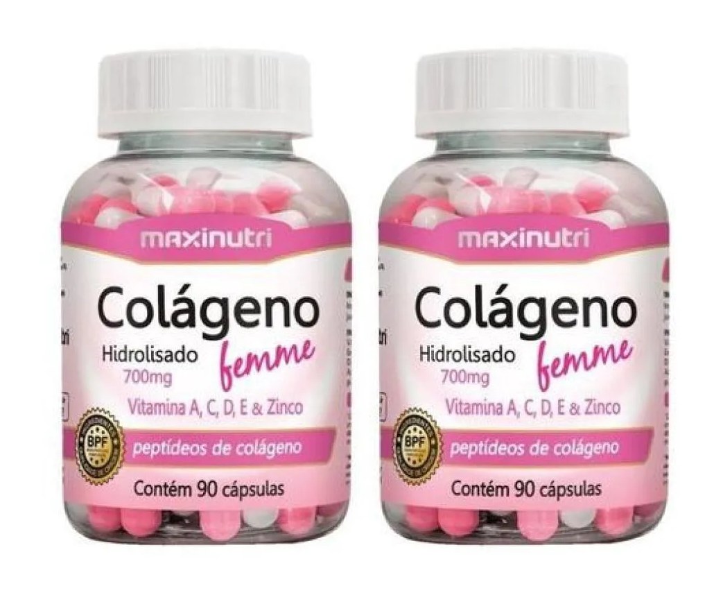Kit 2x Colágeno Hidrolisado Femme 90 Cápsulas