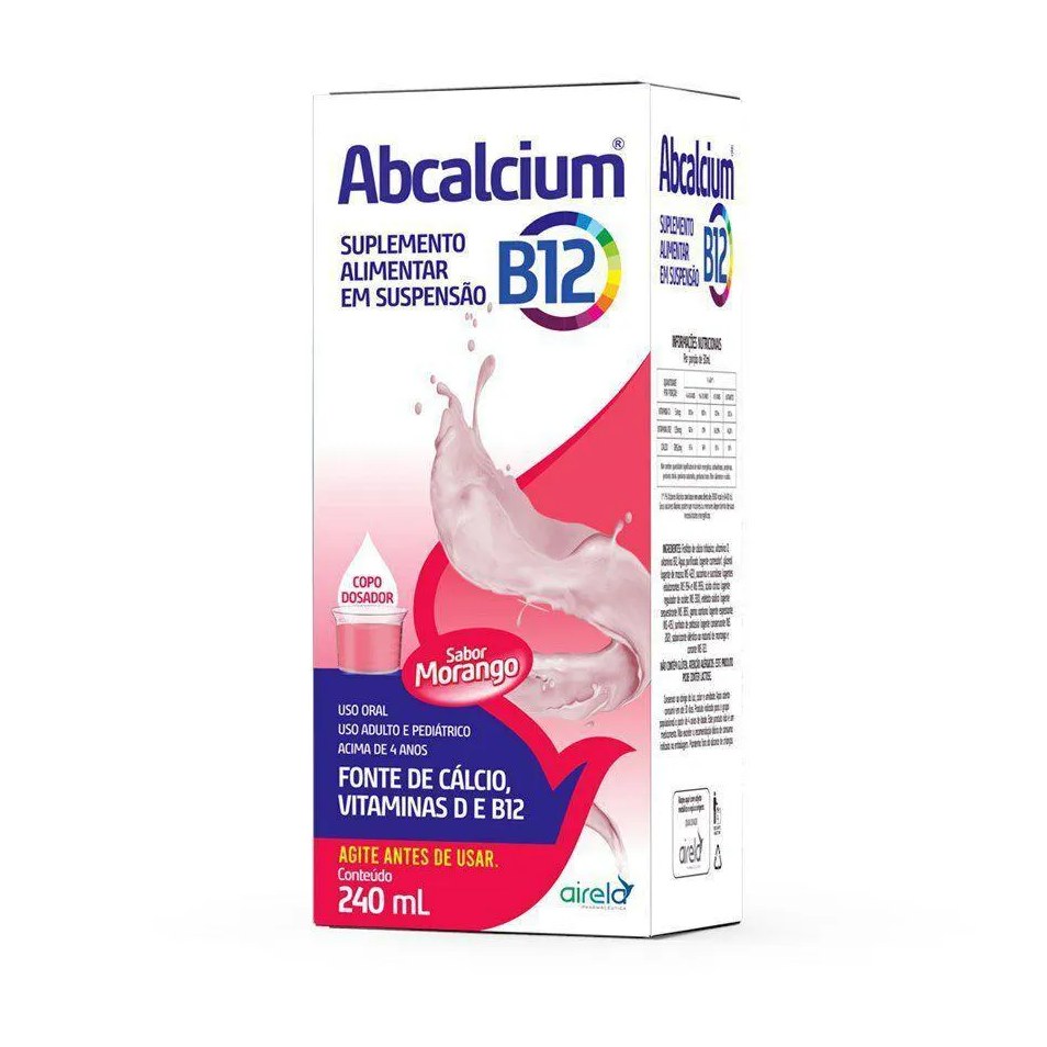 Abcalcium B12 240ml Solução Oral Airela