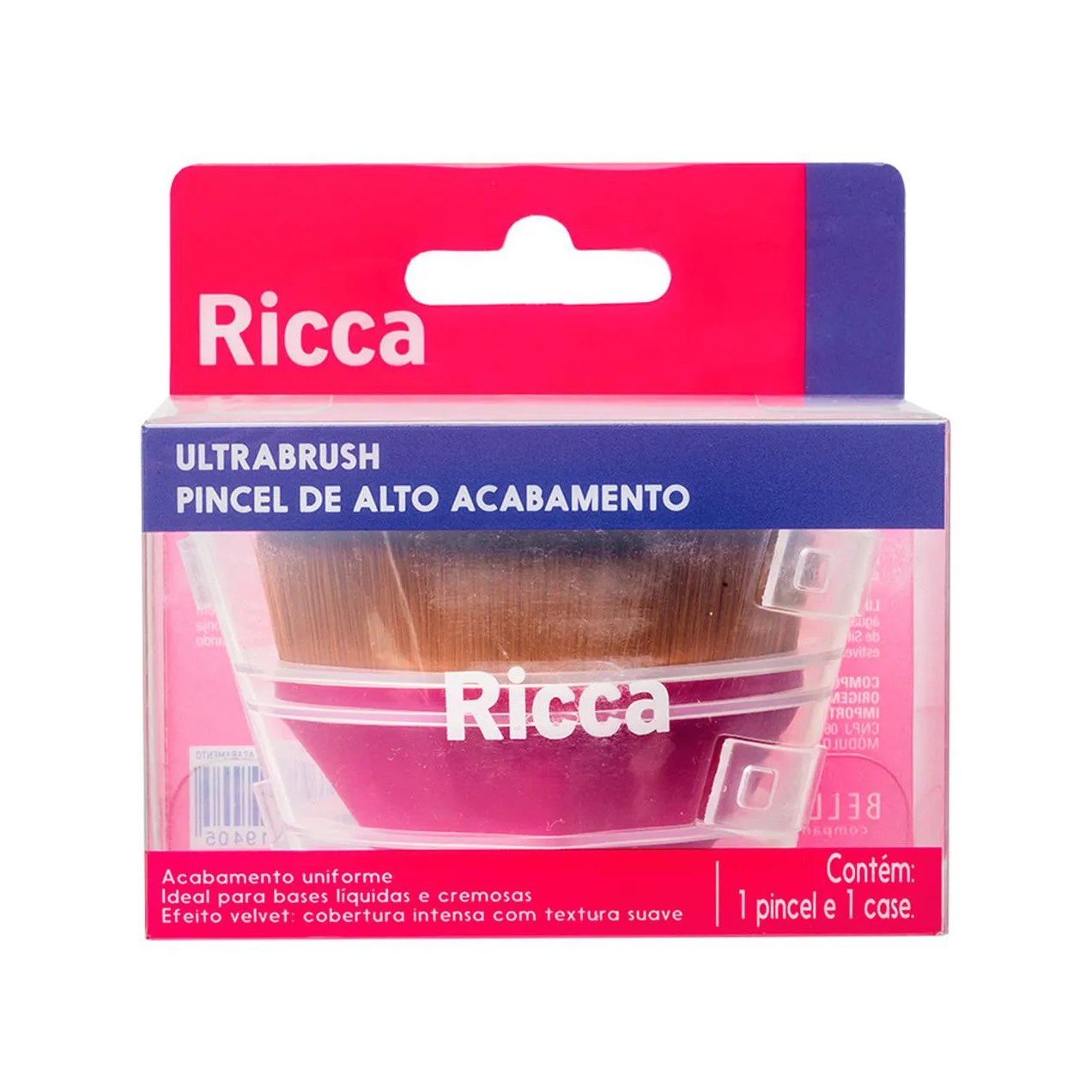 Pincel de Alto Acabamento Ricca Ultrabrush 1 Unidade