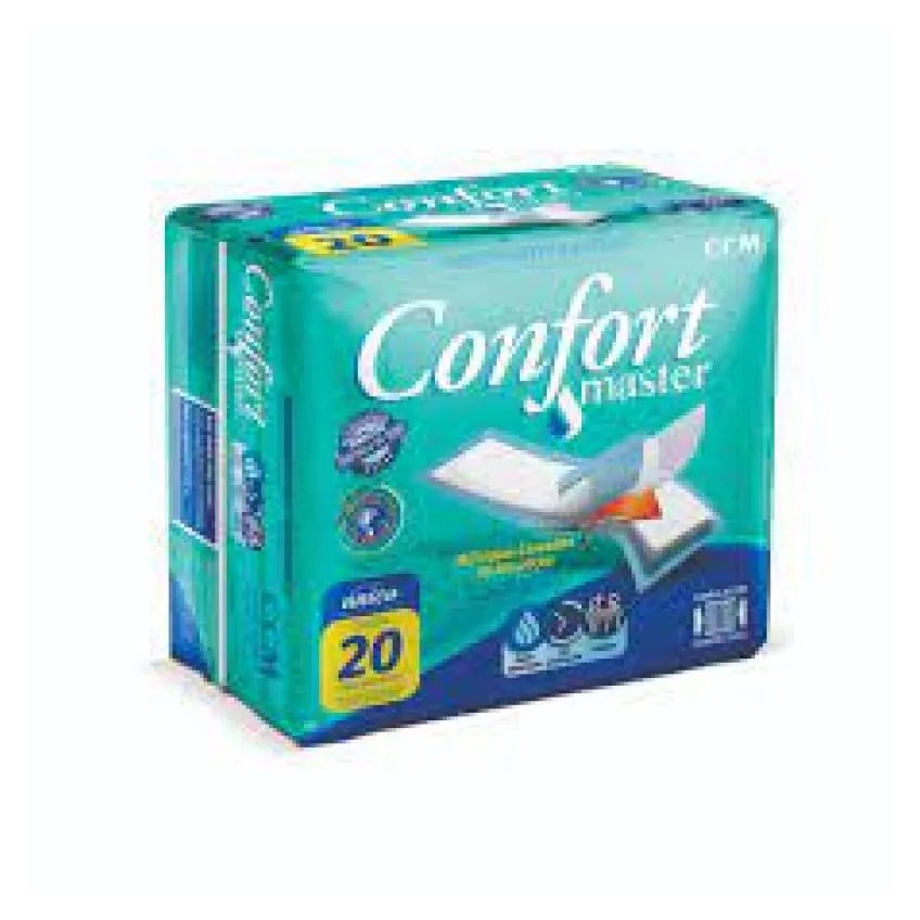 Absorvente Geriátrico para Incontinência Urinária Confort Master Absorção Leve 20 unidades