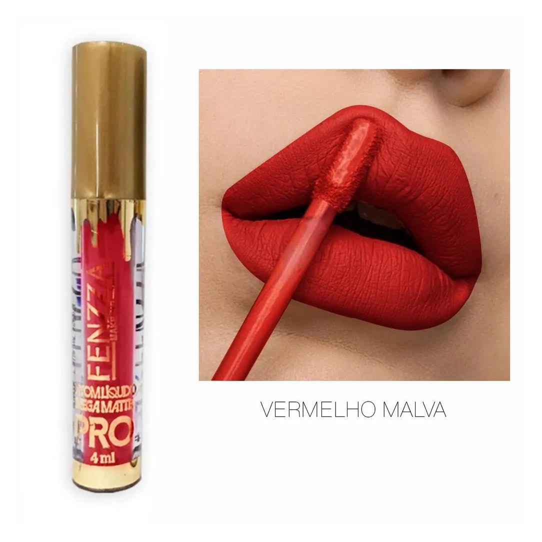 FENZZA - BATOM LIQUIDO MEGA MATTE MALVA 4ML