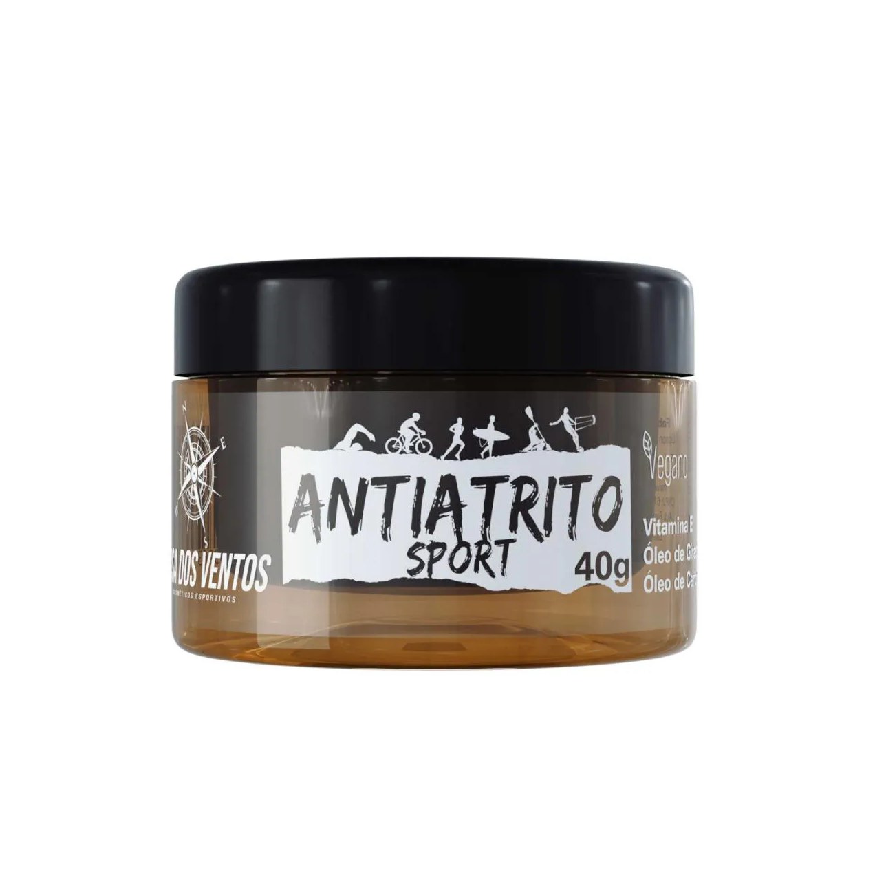 Creme Antiatrito Sport 40g Antiassaduras - Rosa Dos Ventos