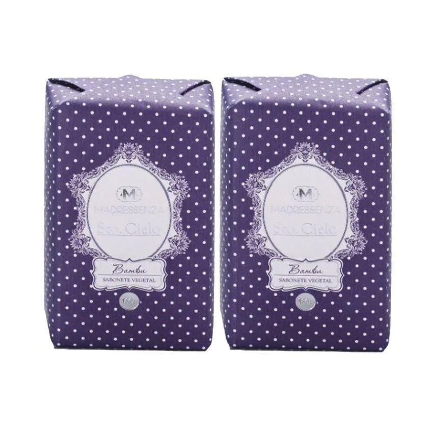 Kit 2 Sabonetes em Barra Bambu Madressenza 180g