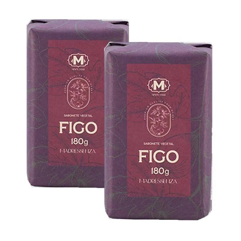 Kit 2 Sabonetes em Barra Figo Madressenza 180g