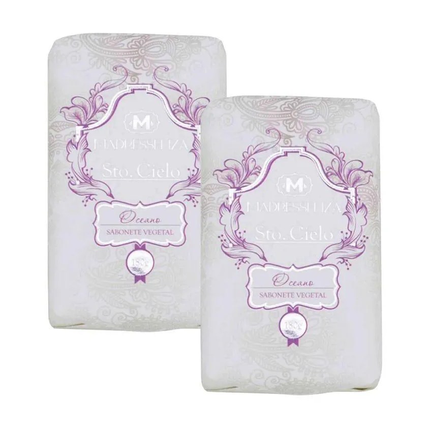 Kit 2 Sabonetes em Barra Oceano Madressenza 180g