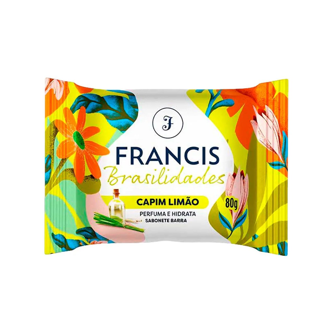 Sabonete em Barra Francis Brasilidades Capim Limão 80g