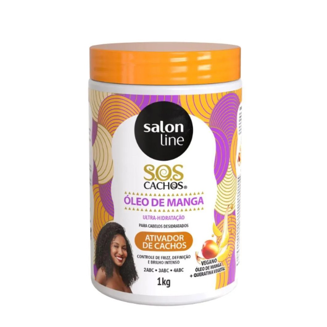 Ativador de Cachos Óleo de Manga Sos Cachos Ultra-hidratação Salon Line 1kg