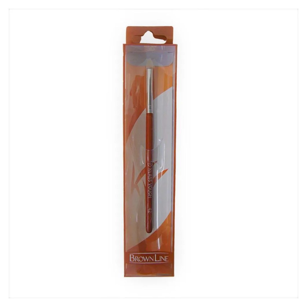 Pincel Klass Vough Brown Line para Aplicar Glitter 42