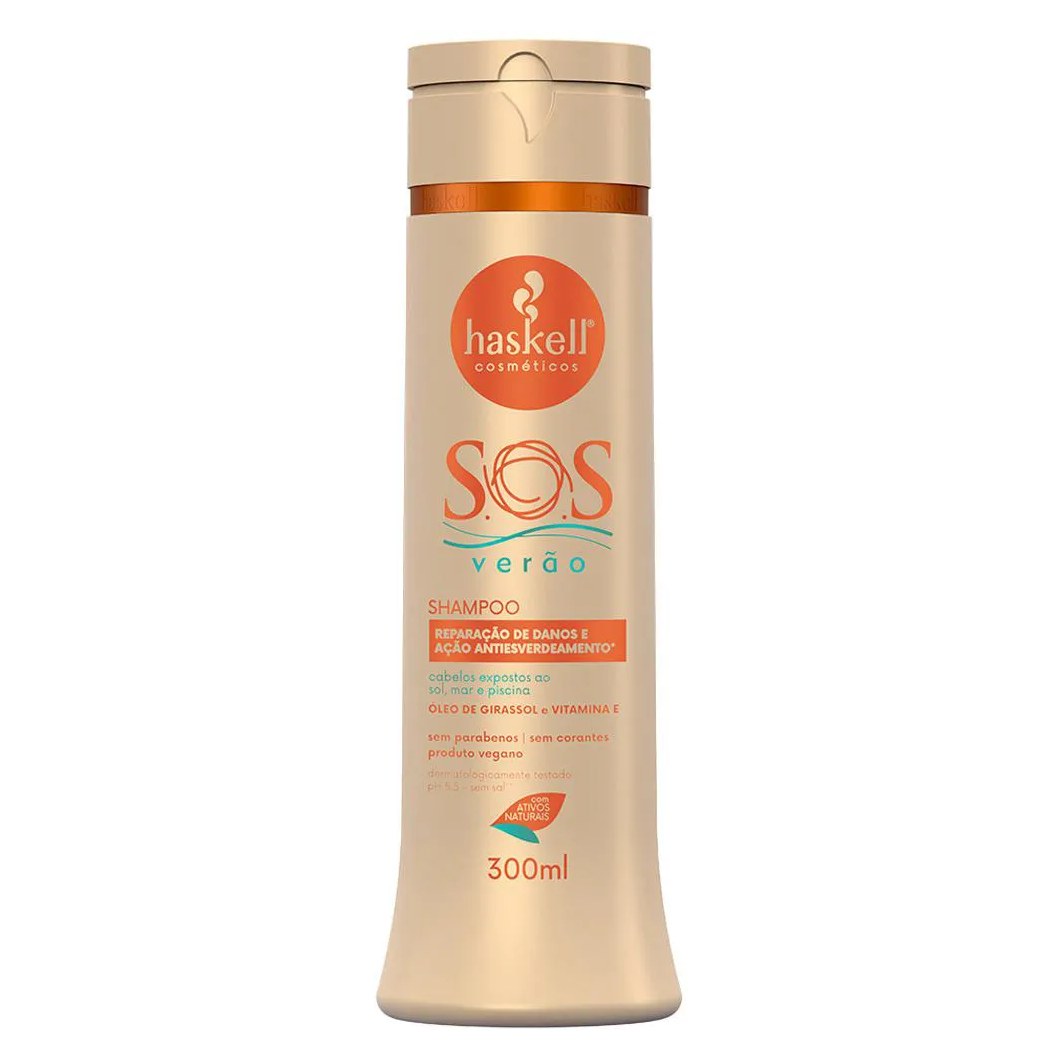 Shampoo Haskell S.O.S Verão Purificante 300ml