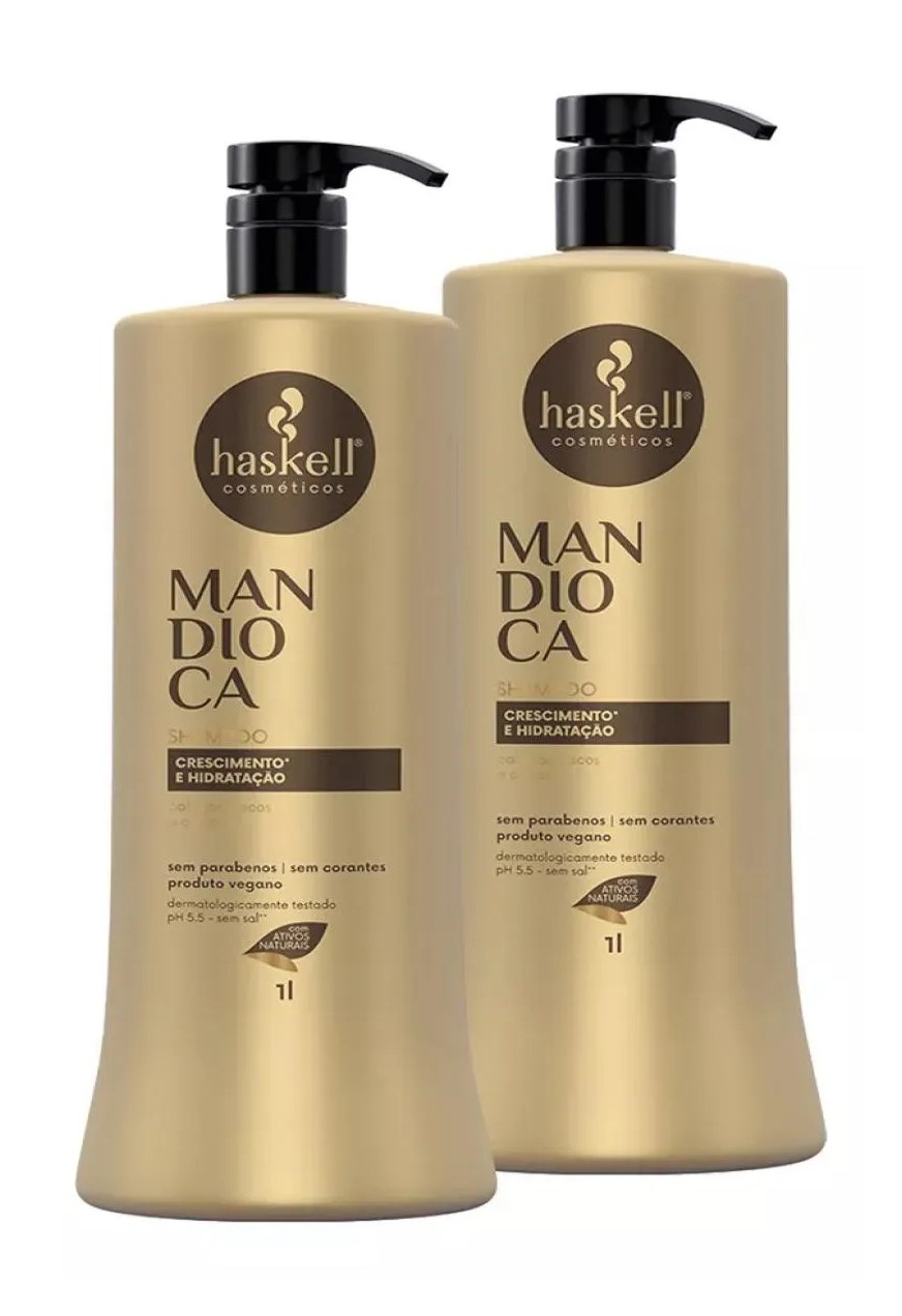 Kit Haskell Mandioca 2 Shampoos 1l