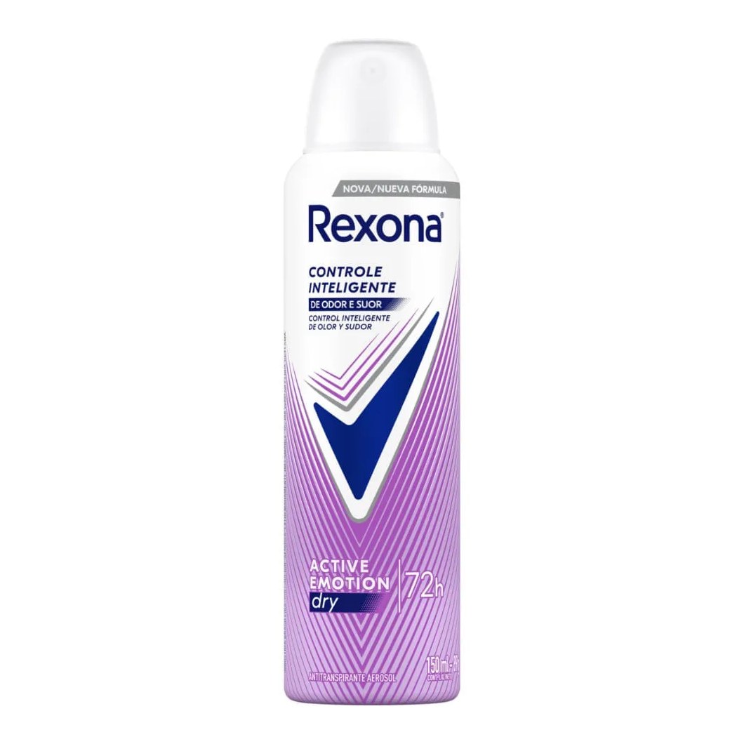 Antitranspirante Aerossol Rexona Active Emotion Dry 150ml