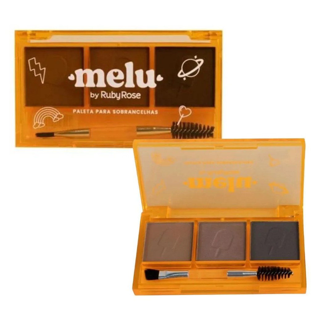 Paleta para Sobrancelhas Melu By Ruby Rose Cor 02 Hb-571 7g