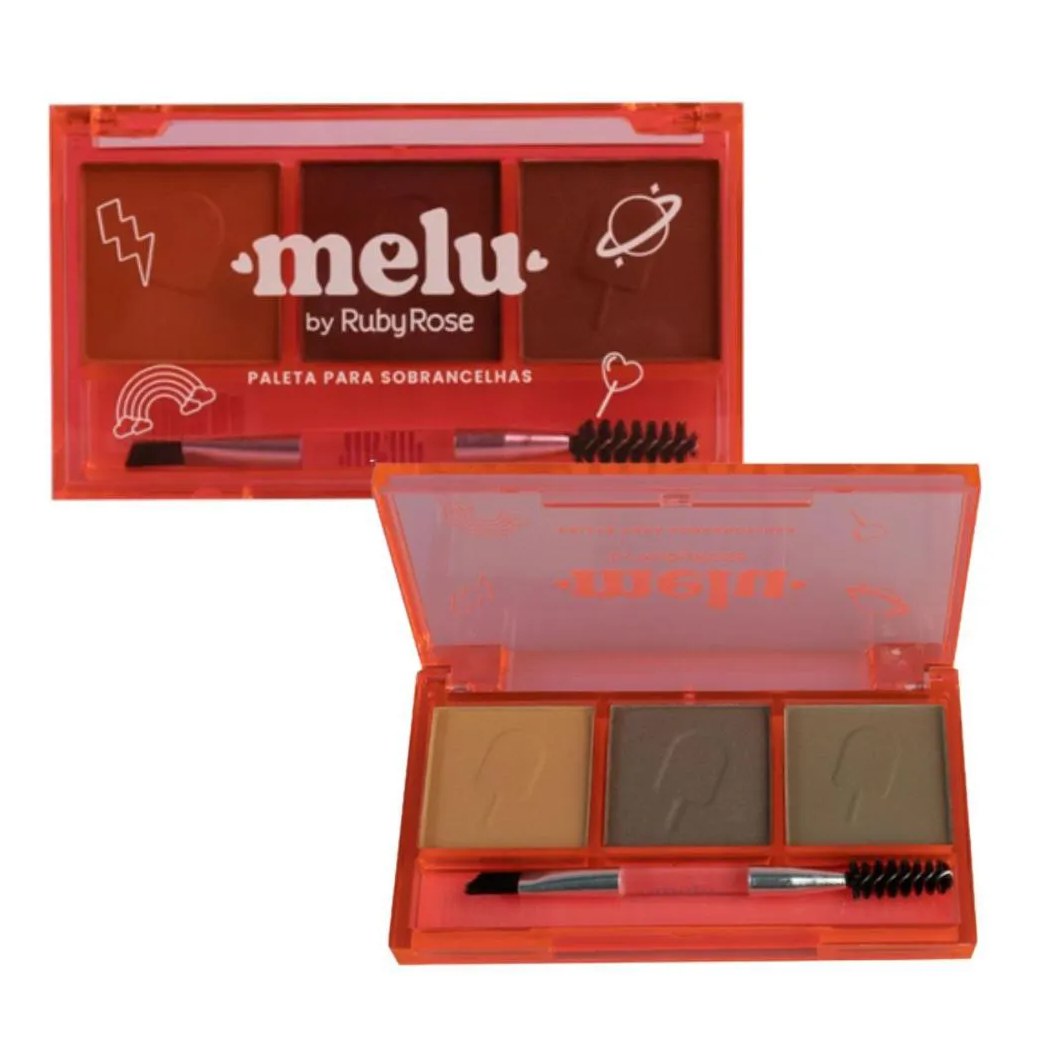 Paleta para Sobrancelhas Melu By Ruby Rose Cor 01 Hb-571 7g