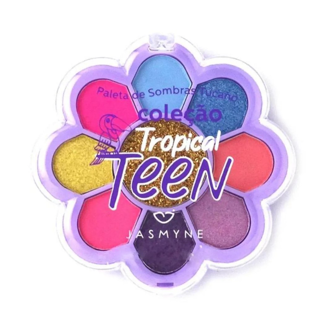 Paleta de Sombras Jasmyne Tropical Teen Tucano A 10g