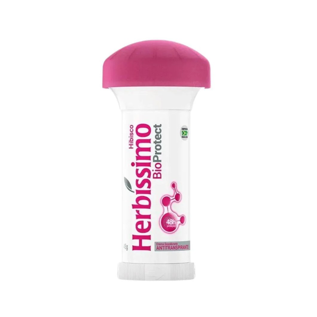 Desodorante Antitranspirante Creme Twist Herbíssimo Hibisco 45g