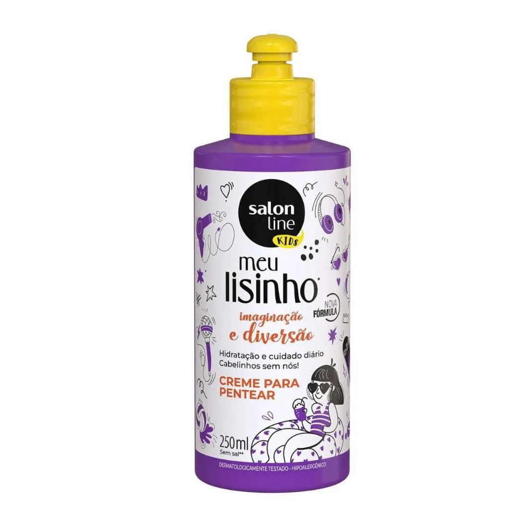 Creme para Pentear Salon Line Kids Meu Lisinho Imaginação e Diversão 250ml