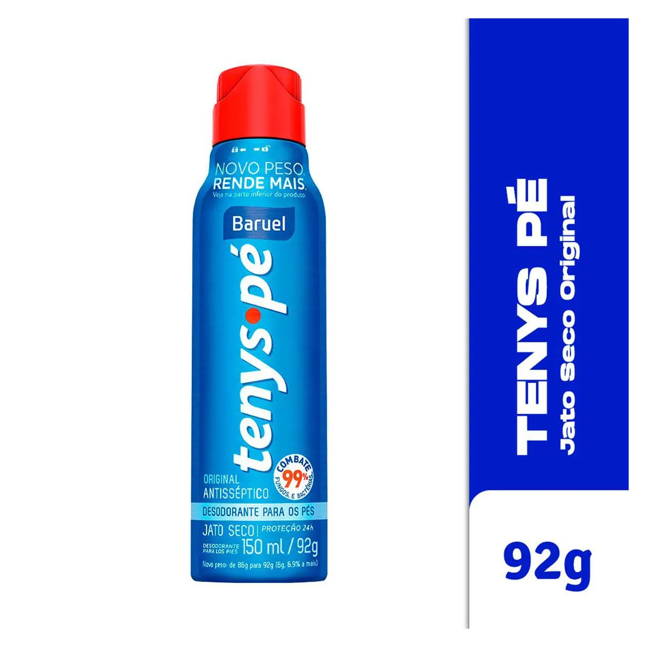 Desodorante para os pés Tenys Pé Jato Seco Original com 150ml