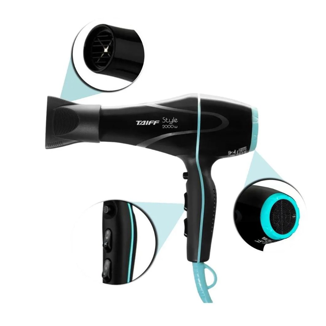 Secador Taiff Style Preto 2000w 127v