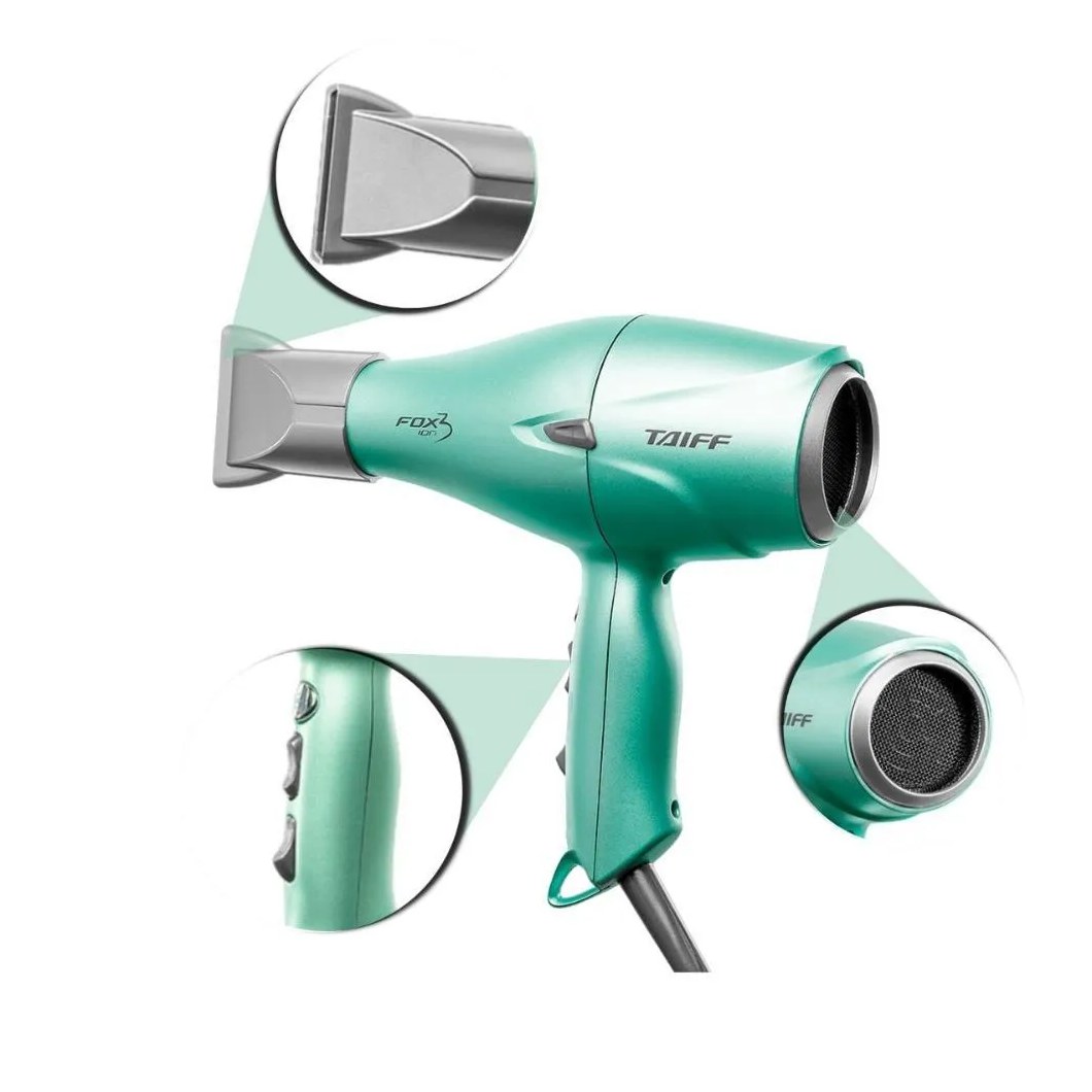 Secador Taiff Fox 3 Soft Green 2200w 220v