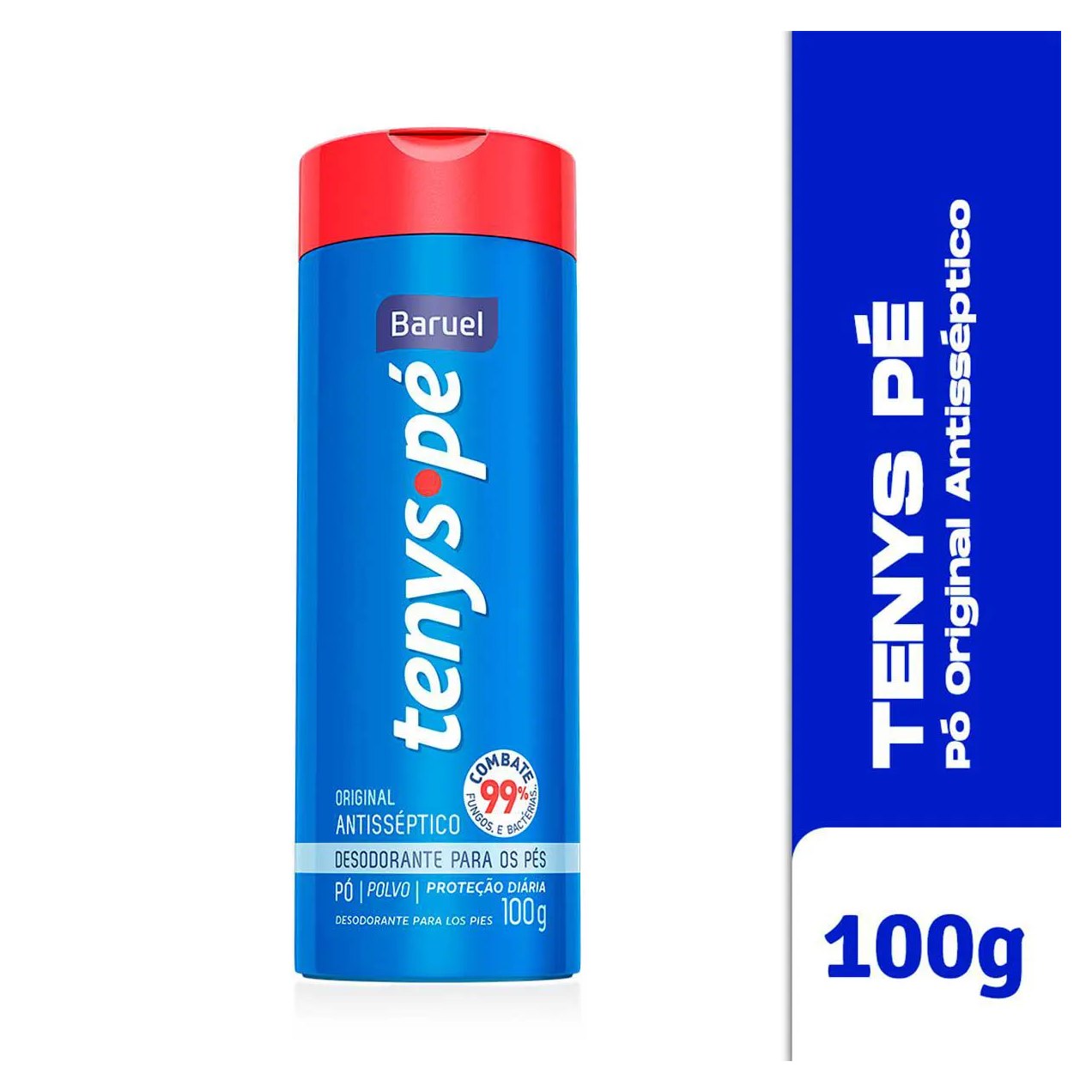 Talco Pes Tenys Pe Baruel Aerossol 150ml Seco Canf - Kit C / 2un