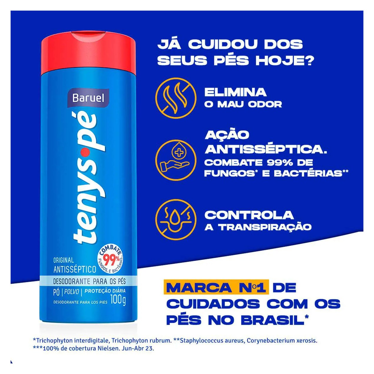 Talco para os Pés Tenys Pé Original