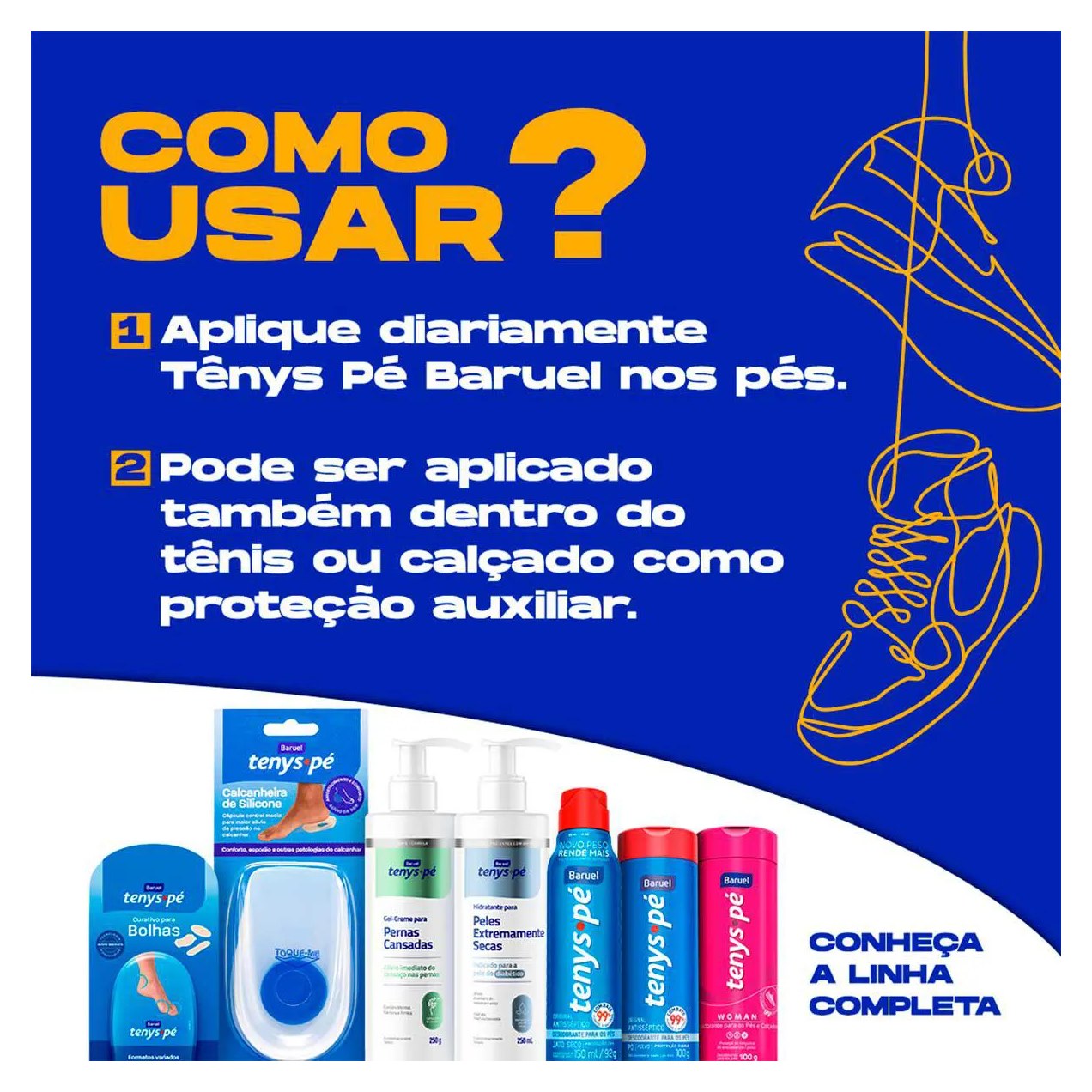 Talco para os Pés Tenys Pé Woman