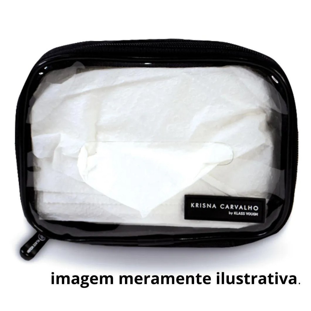 Necessaire Klass Vough Krisna Carvalho Porta Lenço de Papel Ref. Hn0323