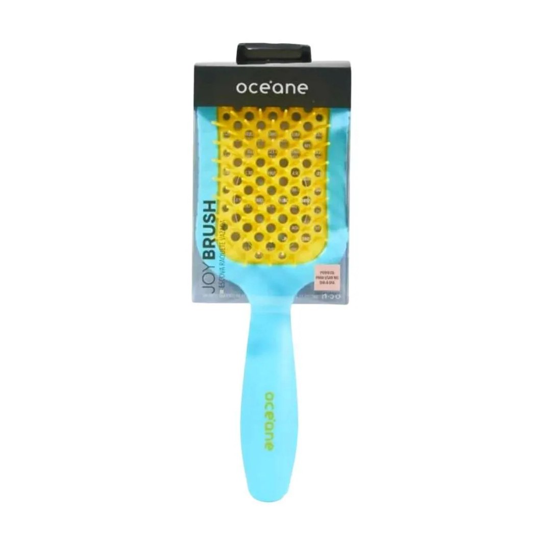 Escova Raquete Vazada Oceane Joy Brush Azul