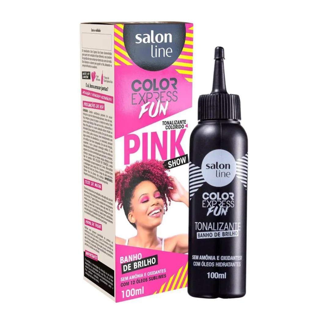 Tonalizante Colorido Salon Line Color Express Fun Pink Show 100ml
