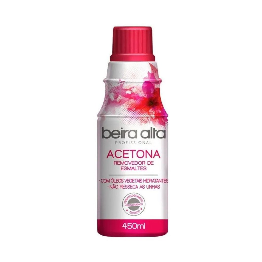 Removedor de Esmaltes Acetona Beira Alta 450ml