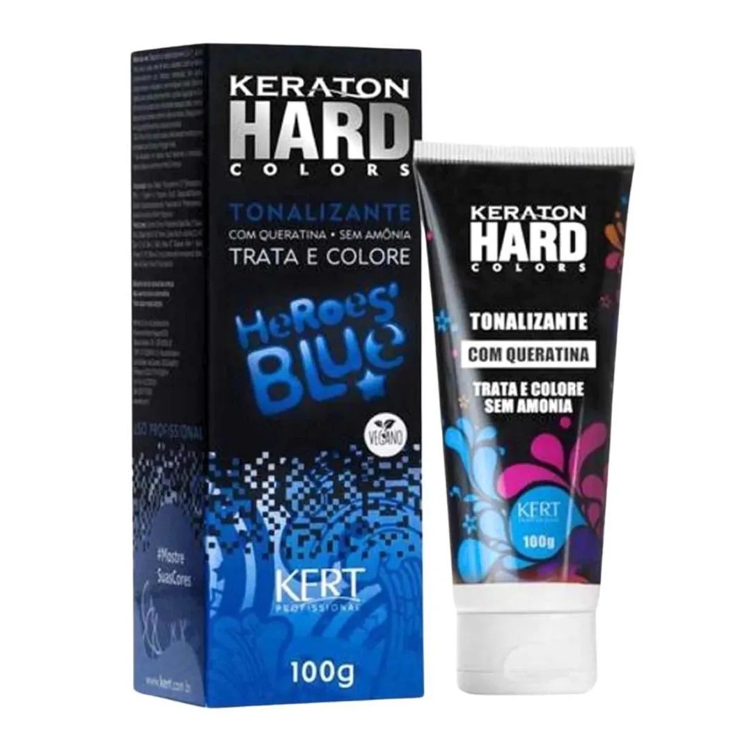 Tonalizante Keraton Hard Colors Heroes Blue 100g