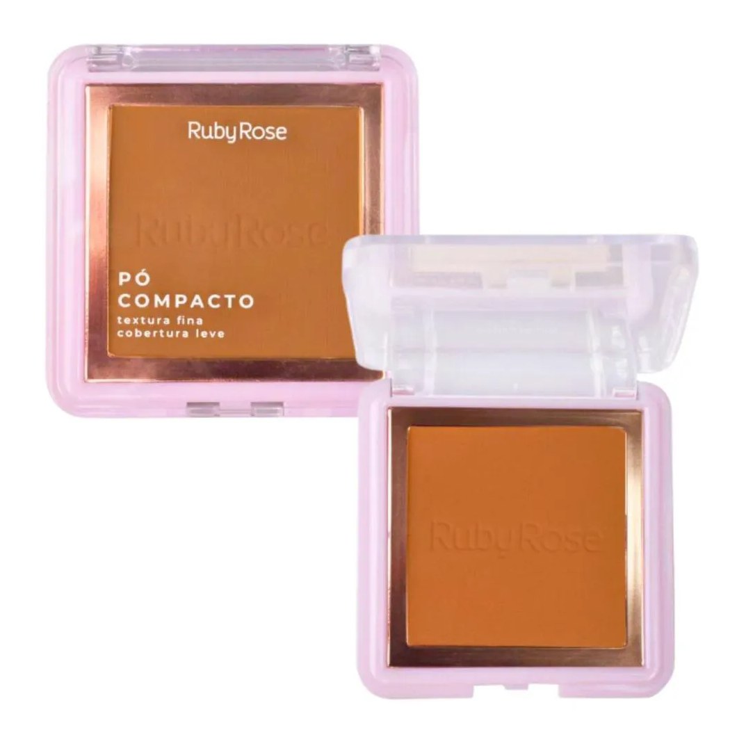 Pó Compacto Ruby Rose Textura Fina Pc70 7,5g