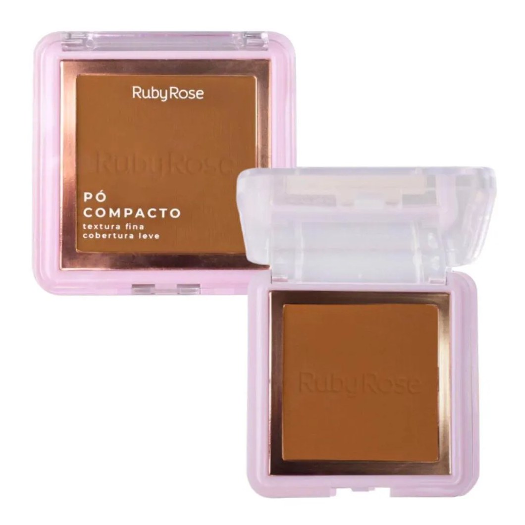 Pó Compacto Ruby Rose Textura Fina Pc80 7,5g