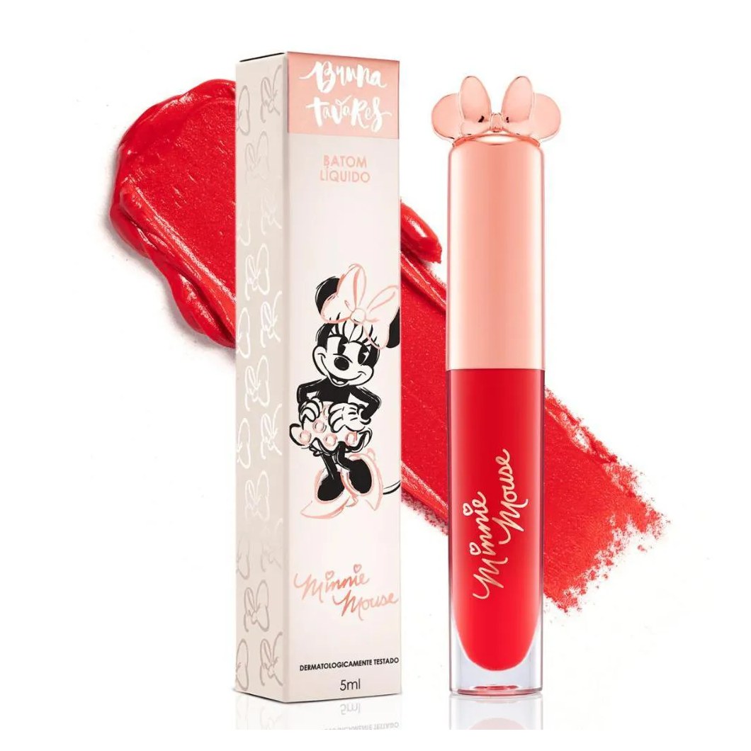 Batom Líquido Bruna Tavares Bt Minnie Mouse Bow-tiful 5ml