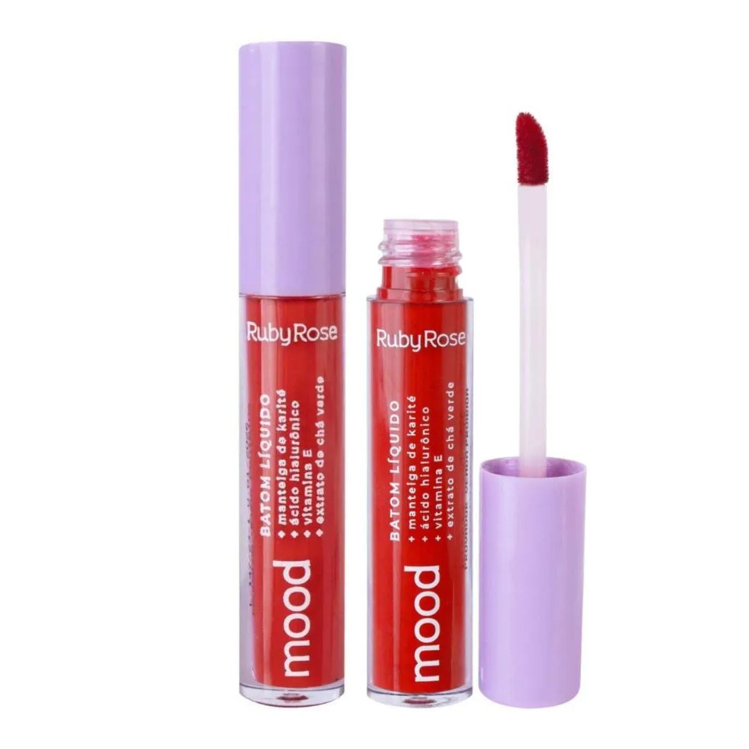 Batom Liquido Ruby Rose Mood Fun 17 3,2ml