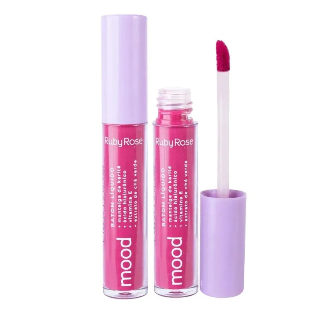 Batom Liquido Ruby Rose Mood Romance 03 3,2ml