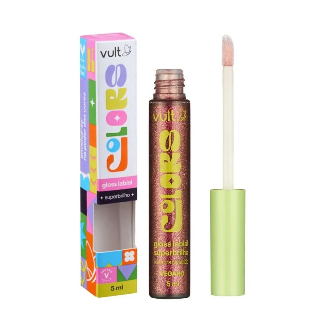Gloss Labial Vult Colors Super Brilho 5ml
