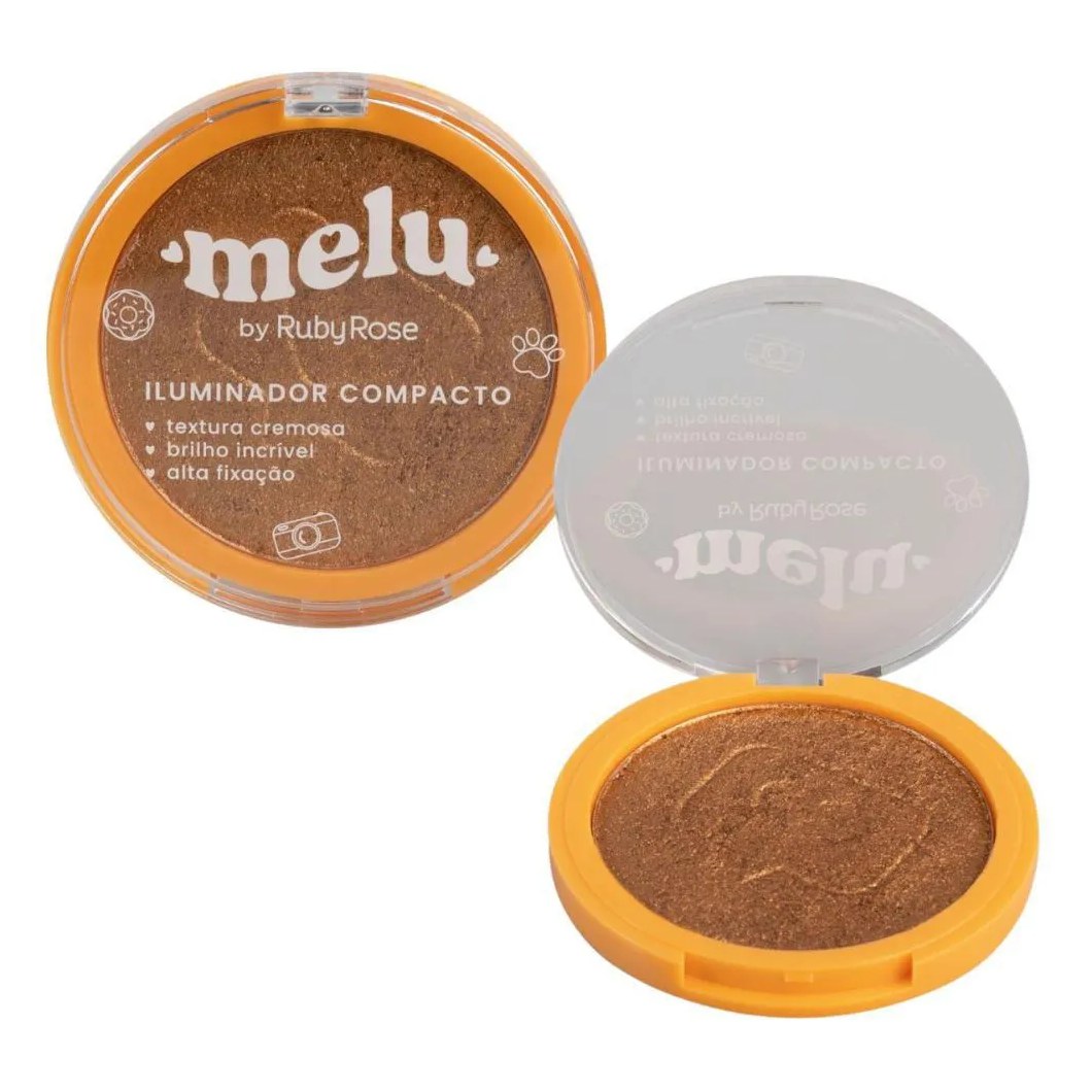 Iluminador Compacto Melu By Ruby Rose Cor 02 Hb-f862/2 12,2g