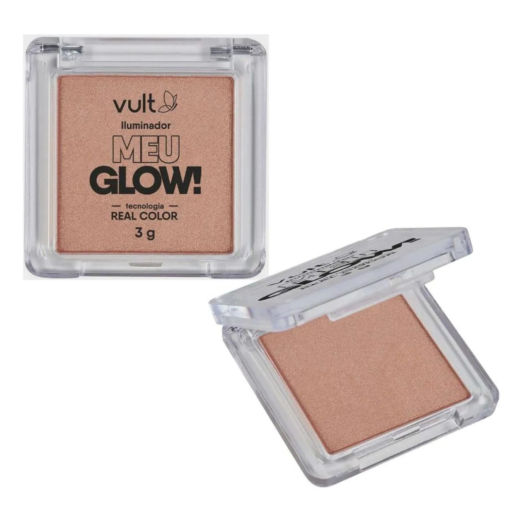 Iluminador Meu Glow Vult Real Color Bronze 3g
