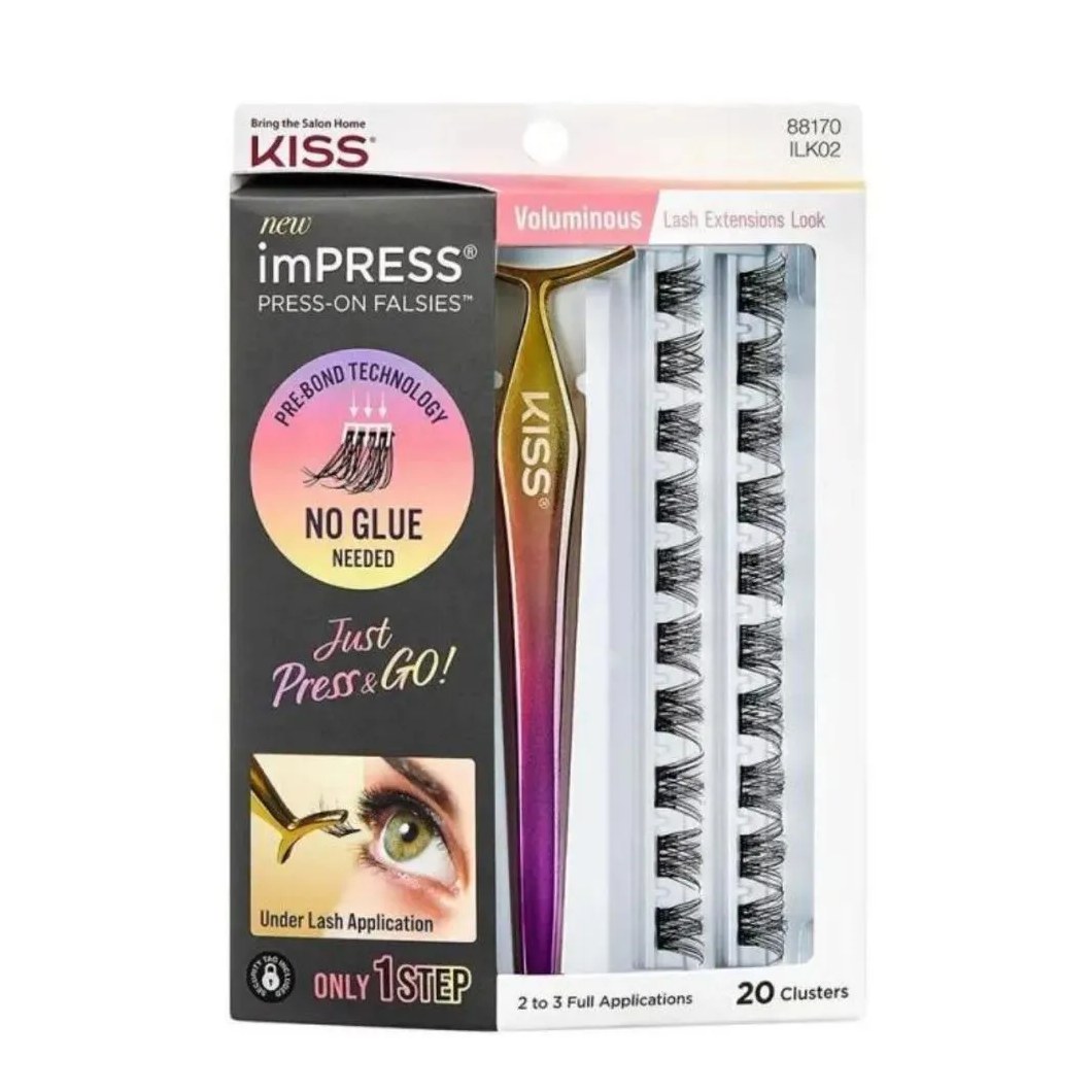 Cílios Autocolantes Kiss New York Impress Voluminous Ilk02