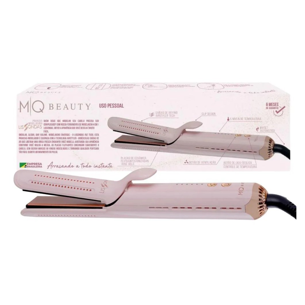Prancha Modeladora Mq Beauty Lissondas Airstyler Tech Bivolt