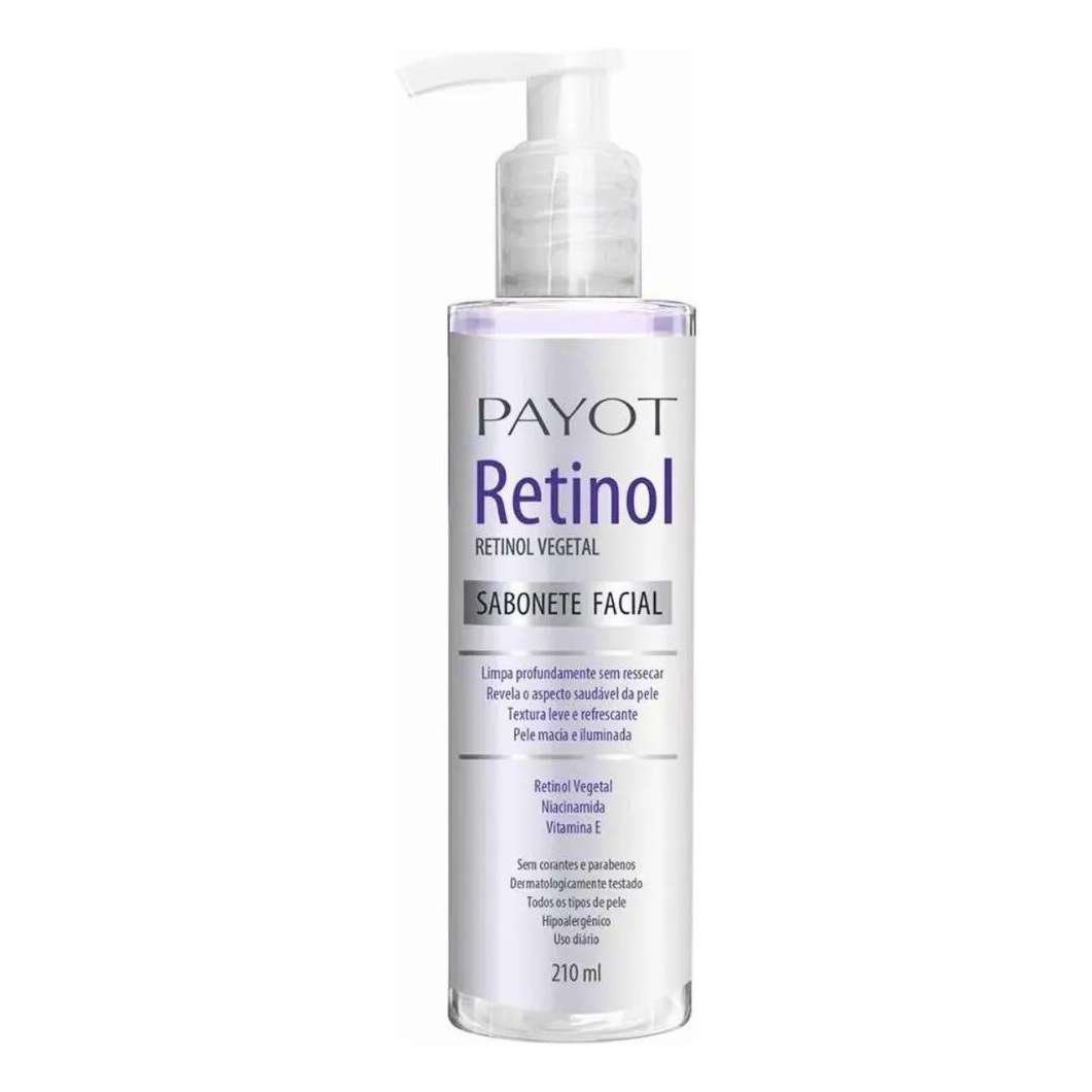 Sabonete Facial Payot Retinol Vegetal 210ml