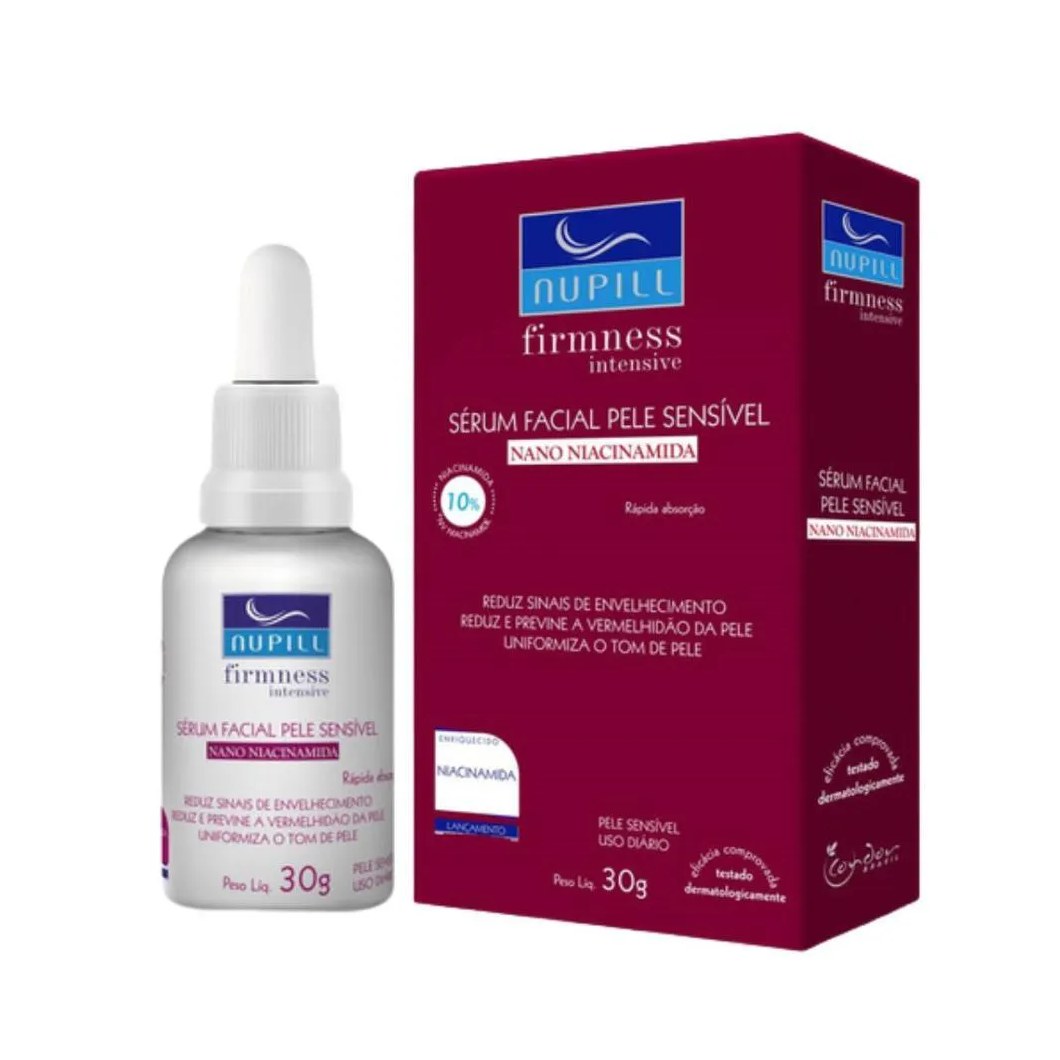 Sérum Facial Pele Sensível Nupill Firmness Intensive Nano Niacinamida 30g