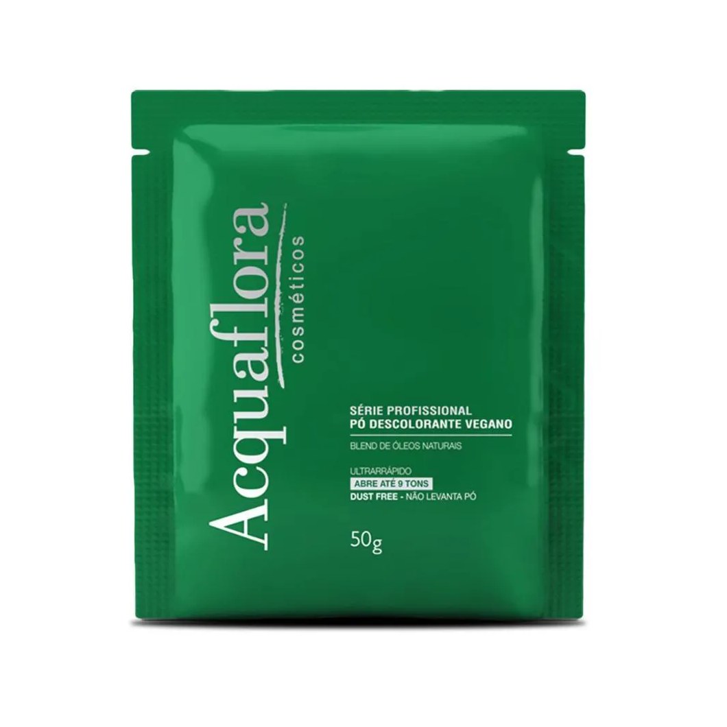 Pó Descolorante Vegano Acquaflora Ultrarrápido Dust Free 50g